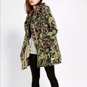 Camo Adidas Originals Trench Coat